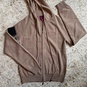 State Cashmere Beige Double Zip Hoodie